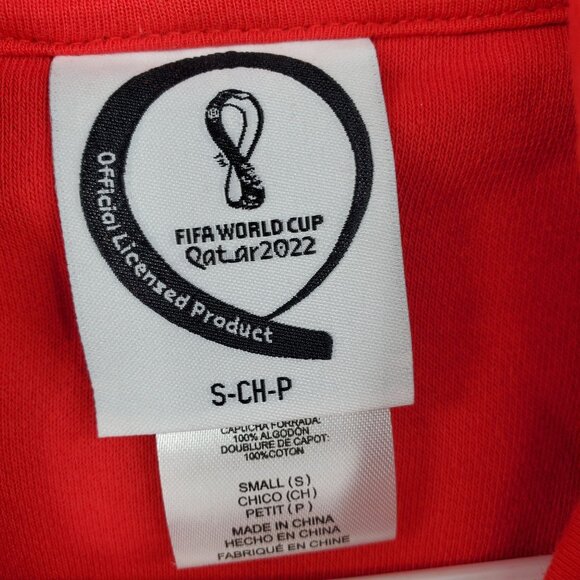 NWT Fifa World Cup Qatar 2022 Long Sleeve Pullover Sweatshirt Small - Picture 8 of 11